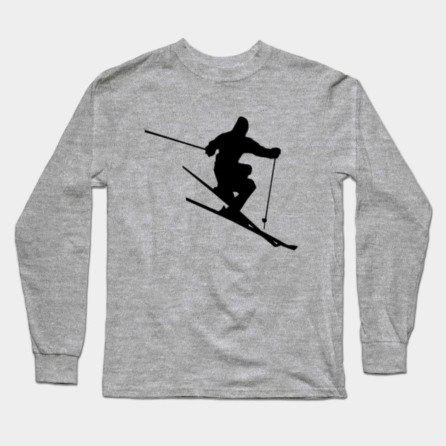Skiing - Skiing - Long Sleeve T-Shirt | TeePublic